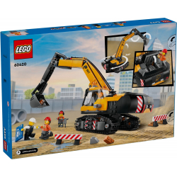 Klocki LEGO 60420 Żółta koparka CITY